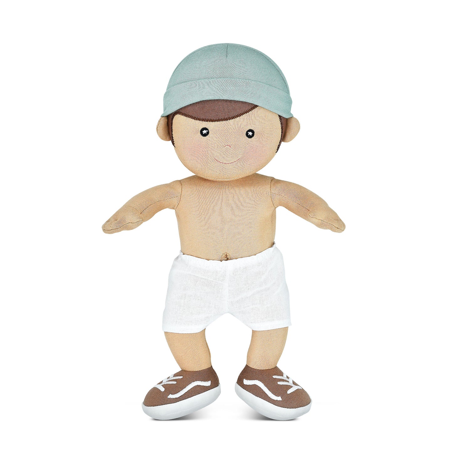 Apple Park Organic Dress Up Doll - Park Friends Levi