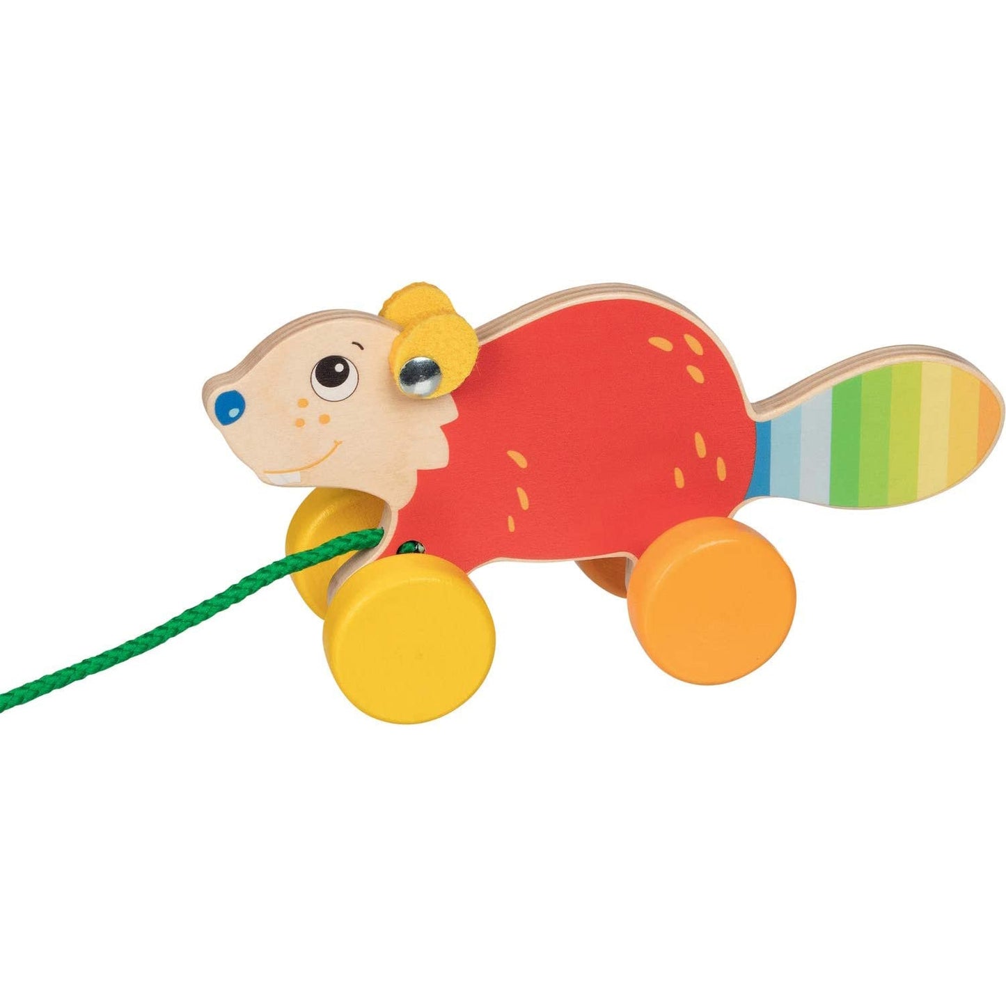 Goki Wooden Pull-Along Beaver
