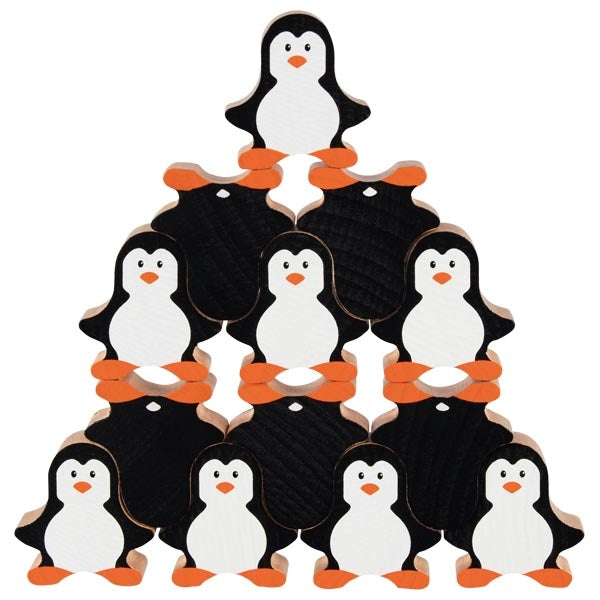 Goki Wooden Stacking Game - Penguin