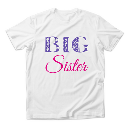 Endanzoo Matching Sisters Organic Kids Tee Shirt - Big Sister & Little Sister