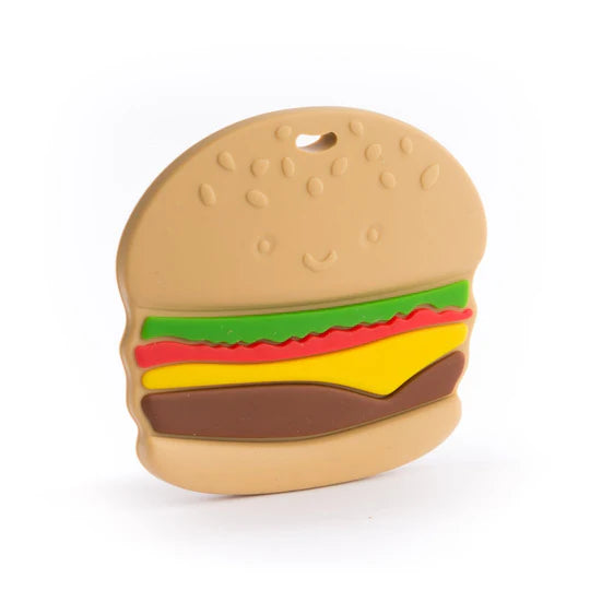 Glitter & Spice Burger Silicone Teether