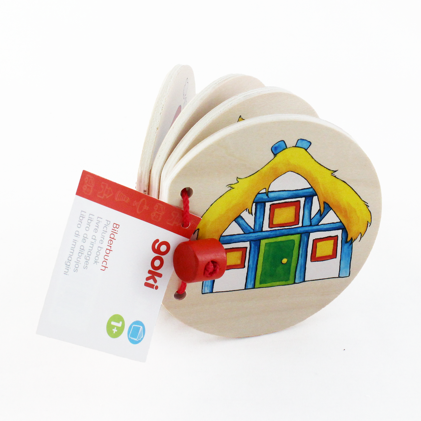 Goki Wooden Picture Book - House