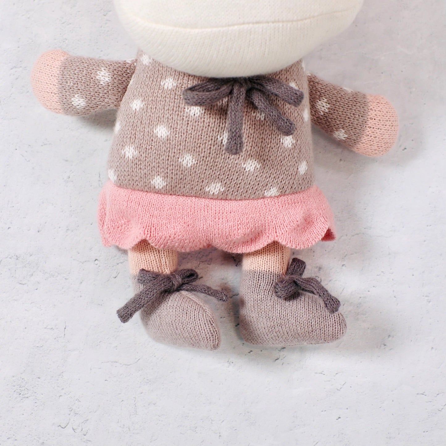 Viverano Organic Cotton Fine Knit Stuffed Animal Toy - Jordan Horse (Pink)