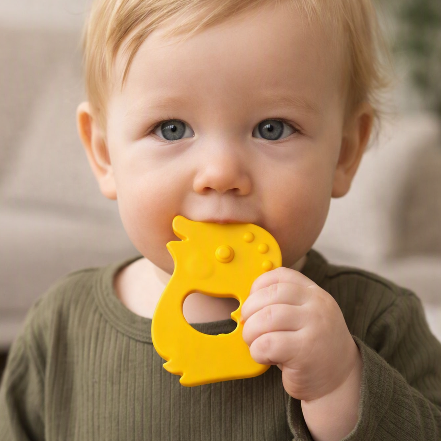 Lanco Natural Rubber Teether - Chick