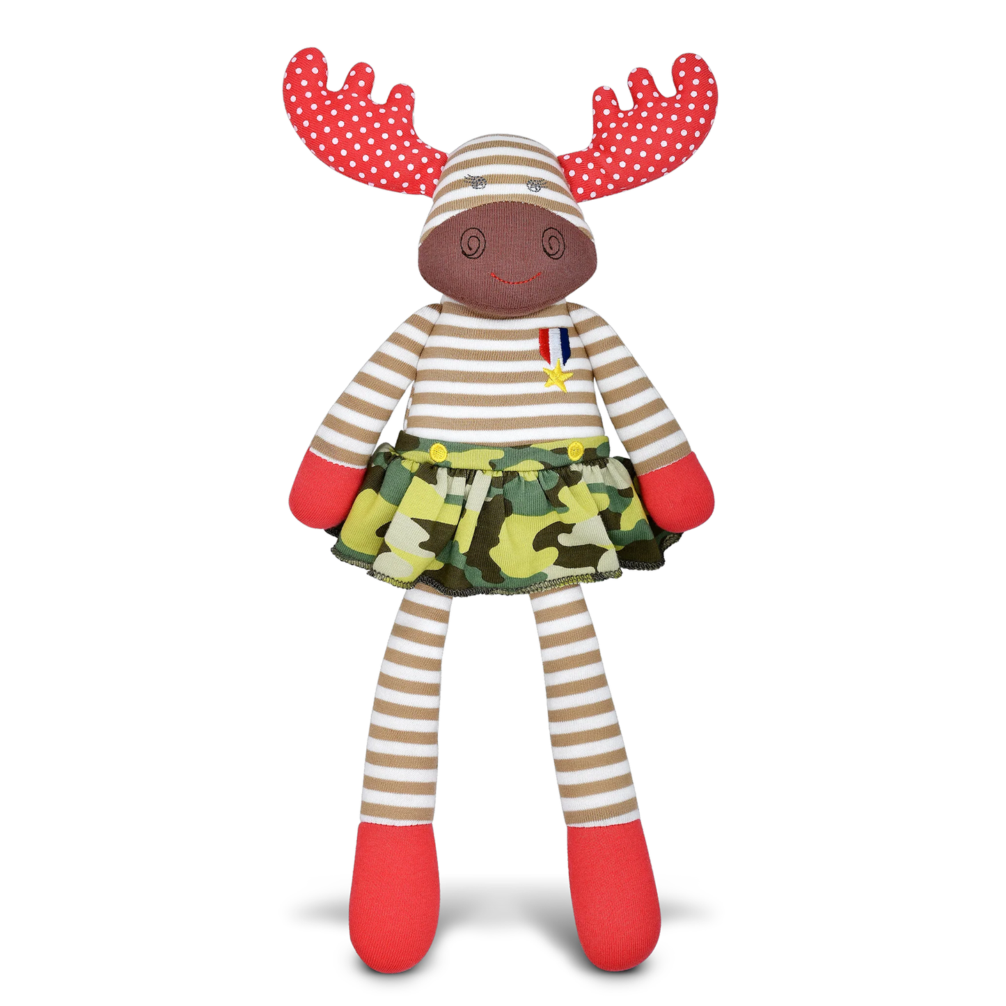 Organic Farm Buddies Organic Cotton Plush Toy - Margeaux Moose (14 inches)