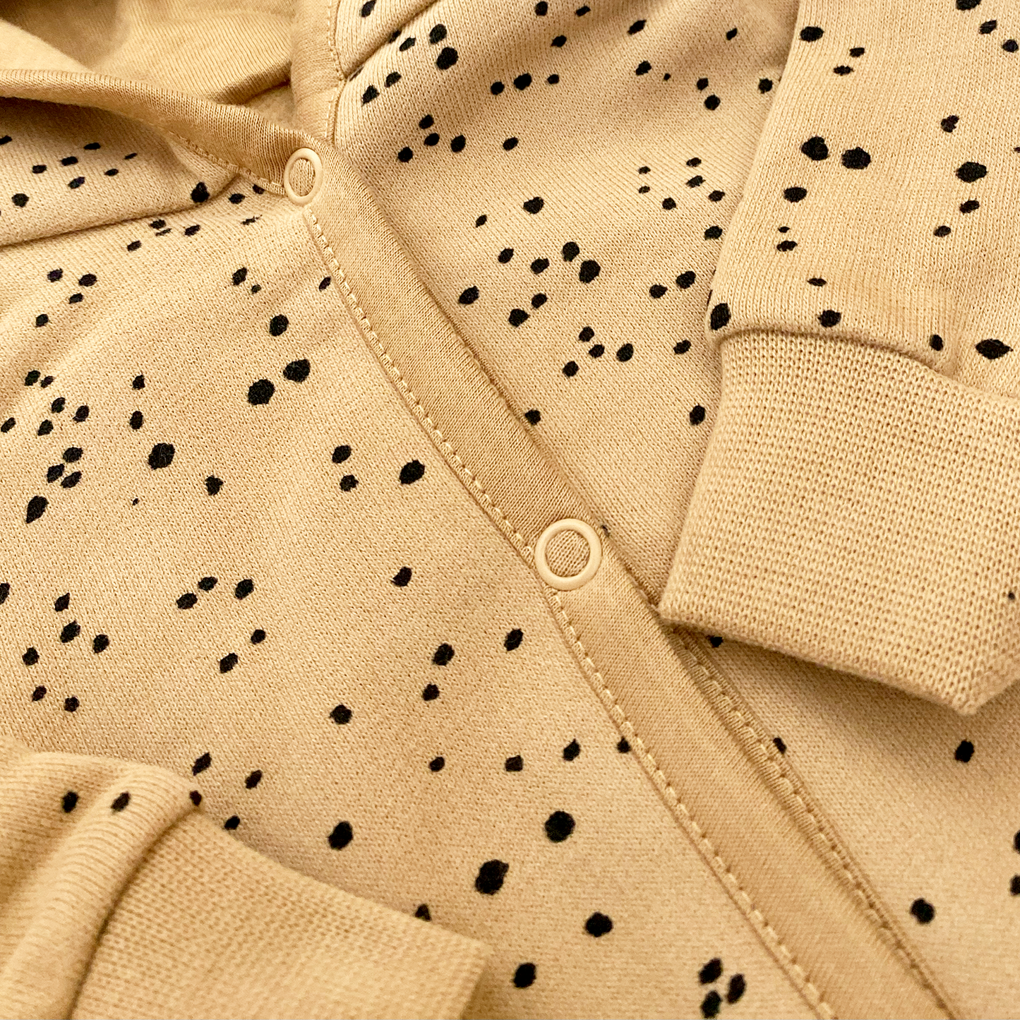 Nui Organics Organic Cotton Fleece KAMERA Romper - Toffee