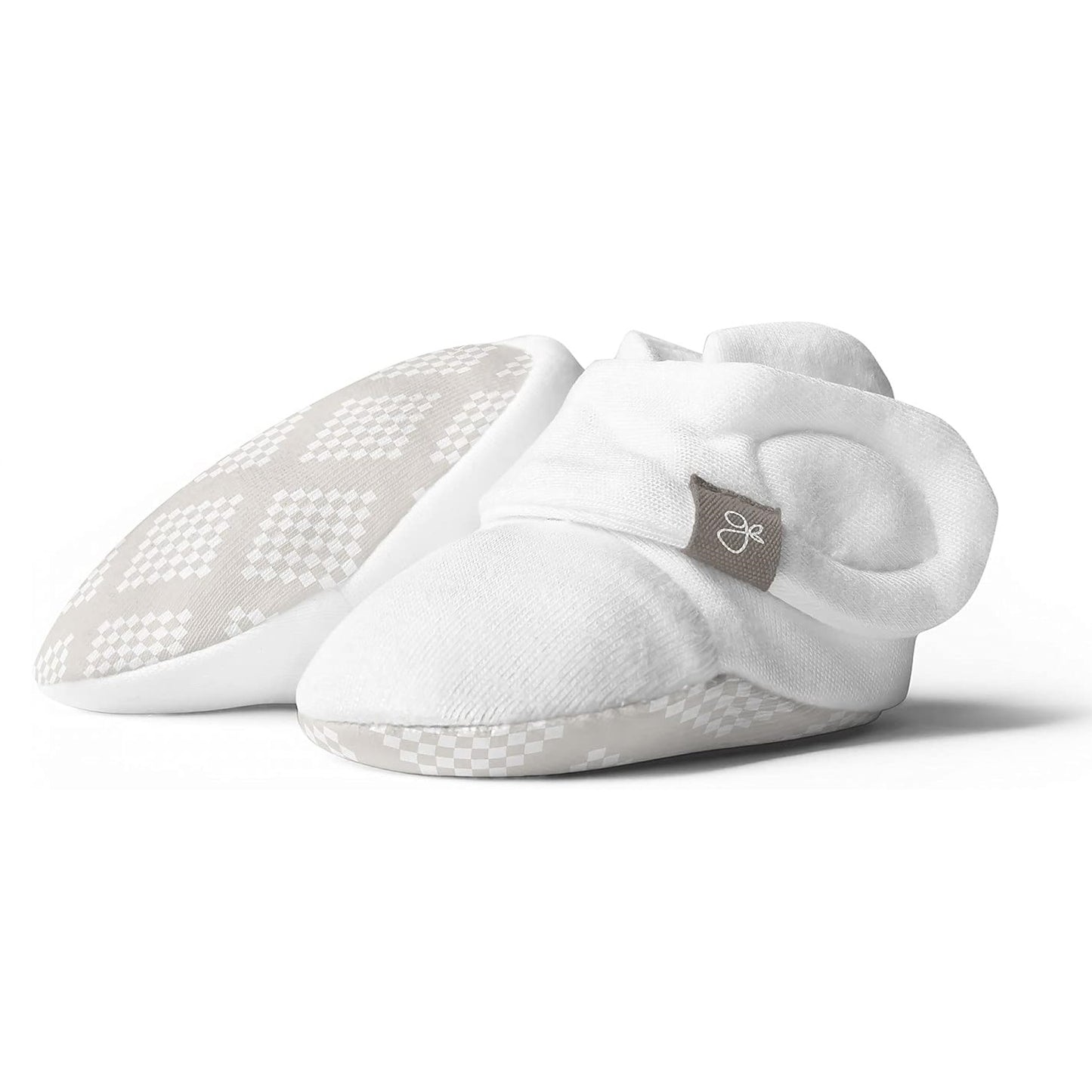 Goumikids Organic Baby Booties - Diamond Dots
