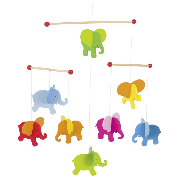 Goki Wooden Mobile - Elephants