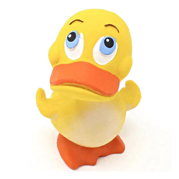 Lanco Natural Rubber Bath Toy - Yellow Duck Tono with Squeaker