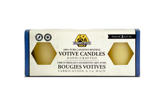 Dutchman's Gold - Canadian Beeswax Votive Candles