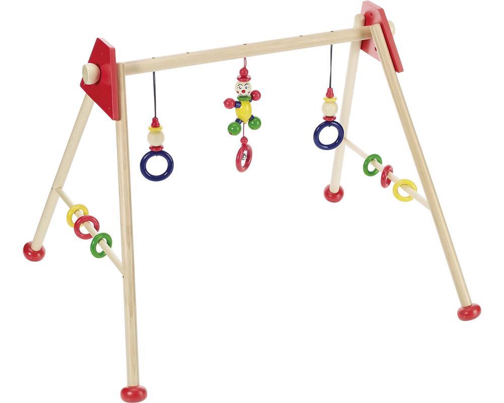 Heimess Wooden Baby Gym Clown (Red)