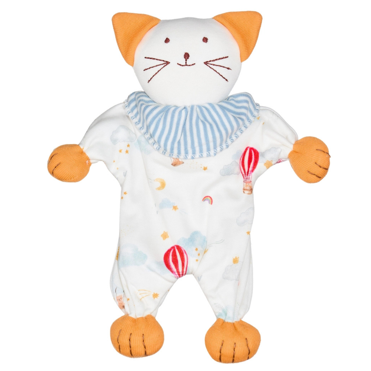 Under The Nile Organic Cuddly Plush Kitty (Hot Air Balloons)