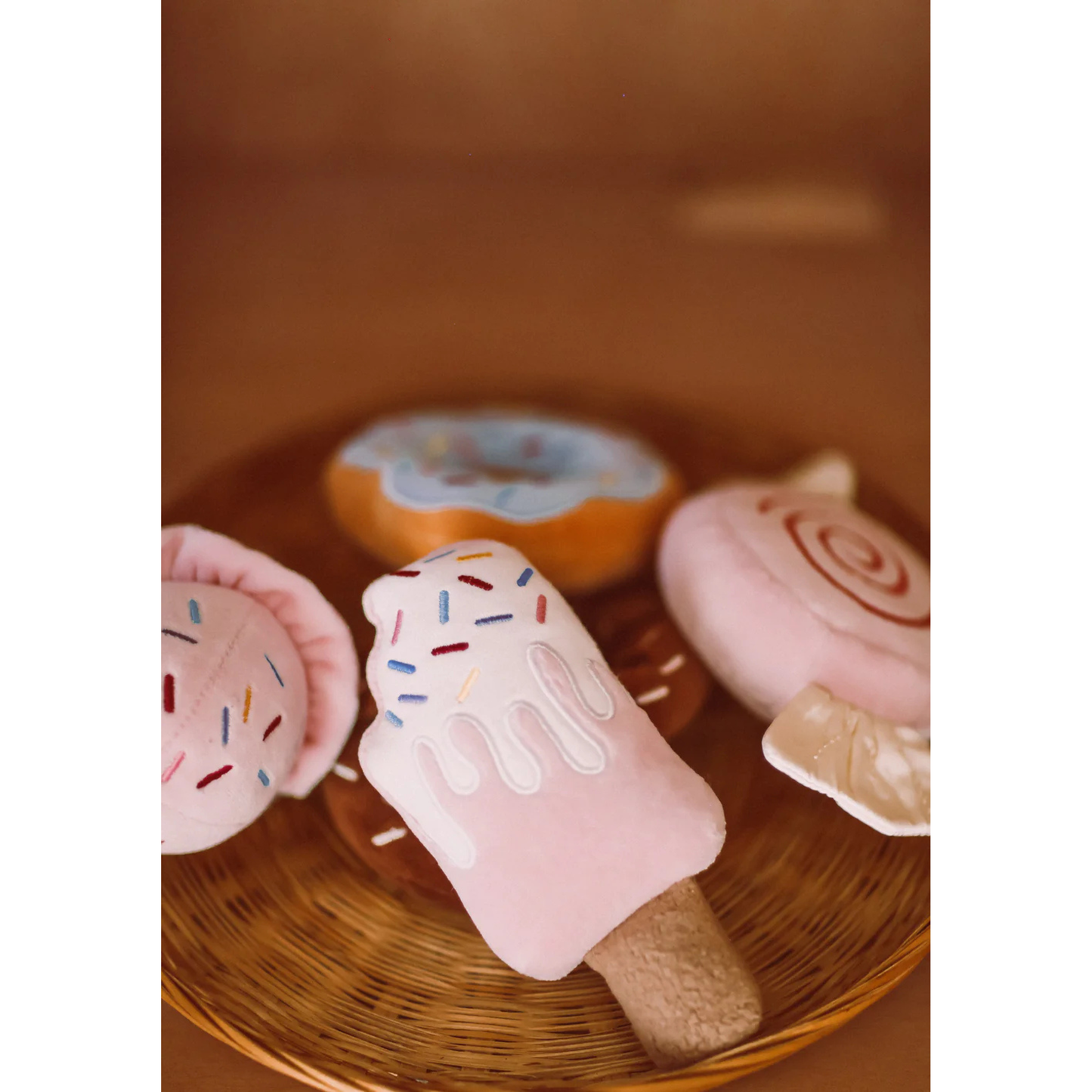 Apple Park Organic Baby Rattle - Popsicle