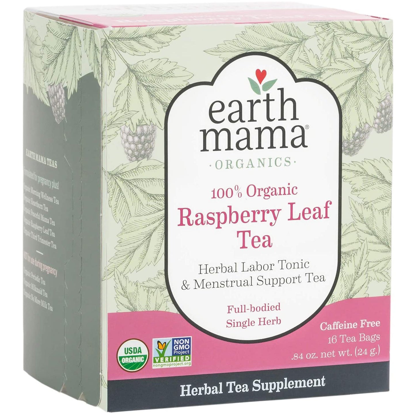 Crate 61 Organic Bar Soap (Avocado Grapefruit) + Earth Mama's Organic Raspberry Leaf Tea