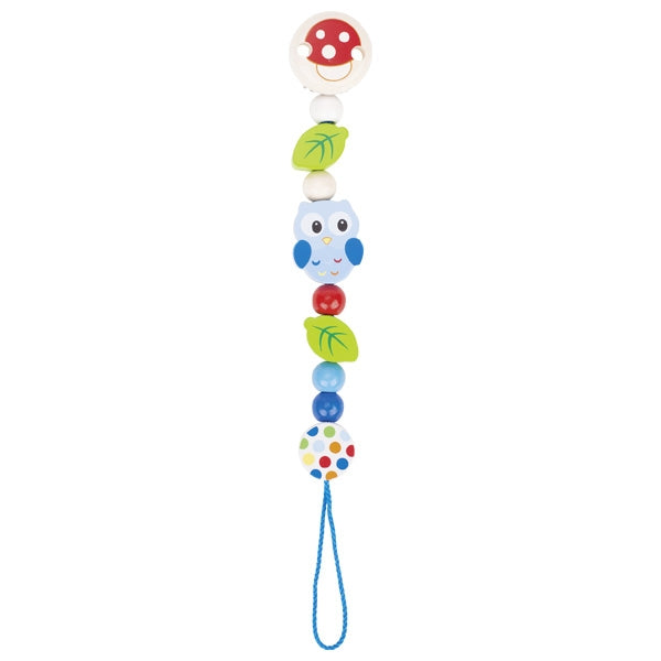 Heimess Wooden Pacifier Clips - Soother Chain Owl