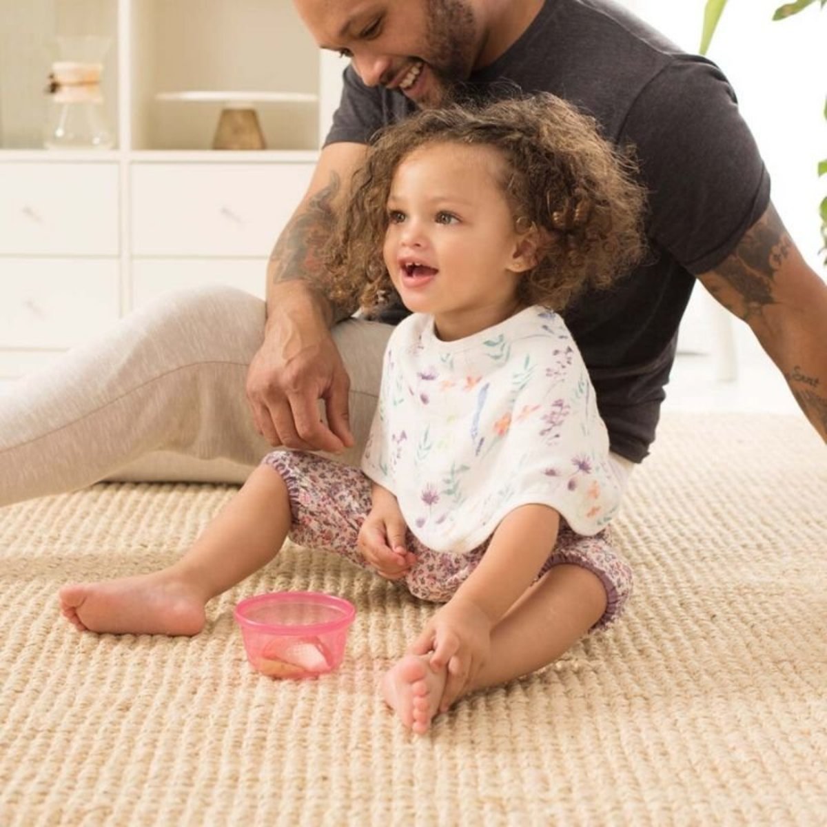 Aden Anais Silky Soft Bamboo Muslin Burpy Bib - Watercolor Garden