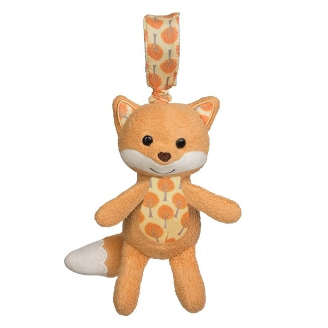 Apple Park Organic Cotton Stroller Toy - Fox
