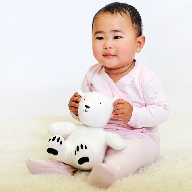 Under The Nile Organic Cotton Toy - Polar Bear 8"