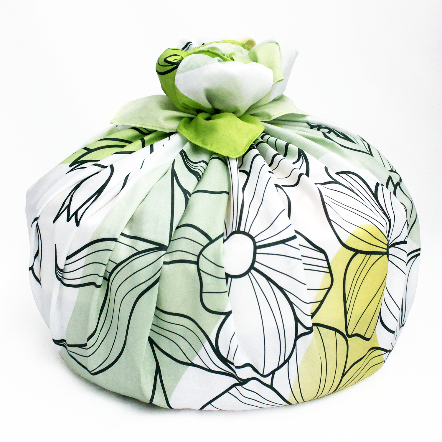 Baby Boy Gift Basket - Furoshiki Wrapping