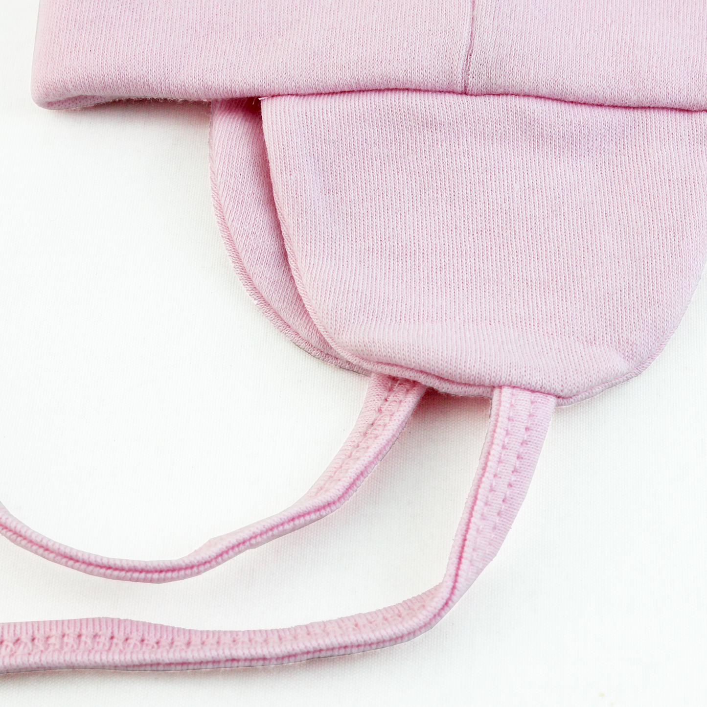 Endanzoo Organic Newborn Baby Beanie with Ear Flaps - Pink