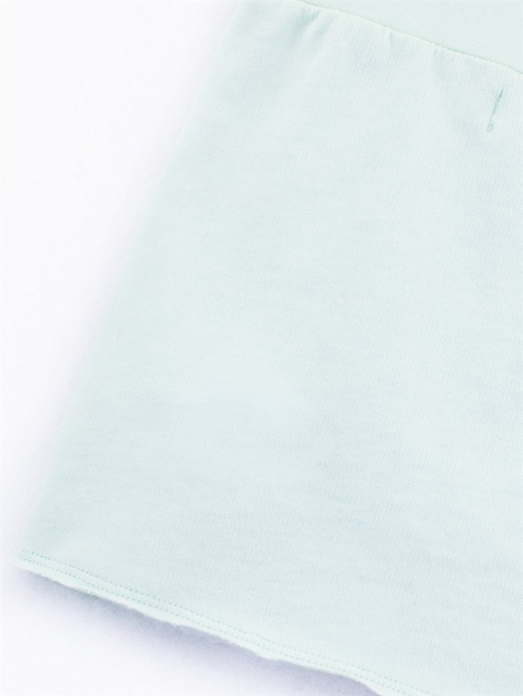 Colored Organics Raw Edge Skirt (Light Teal) - Size: 2T, 3T, 4T