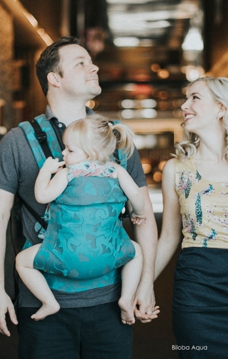 Chimparoo TREK EVO Carrier - Biloba Aqua