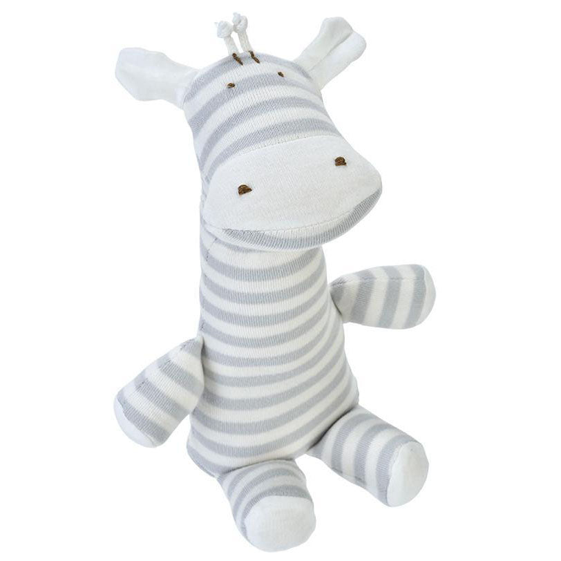 Under The Nile Organic Cotton Plush Toy Lovey - Ollie the Giraffe (8 inches)