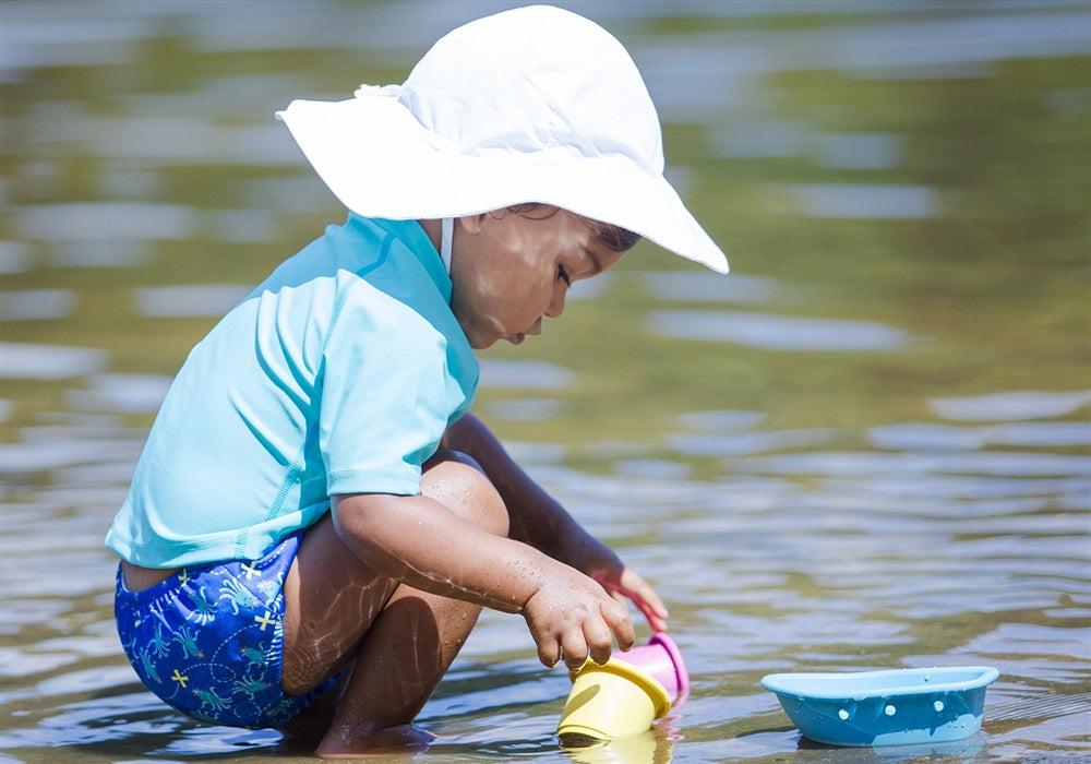 Iplay Ultimate Snap Swim Diaper - Royal Blue Octopus