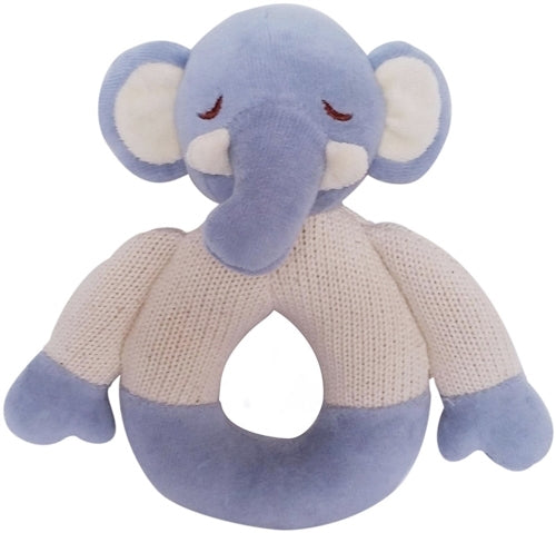 My Natural Cotton Knit Teether - Elephant