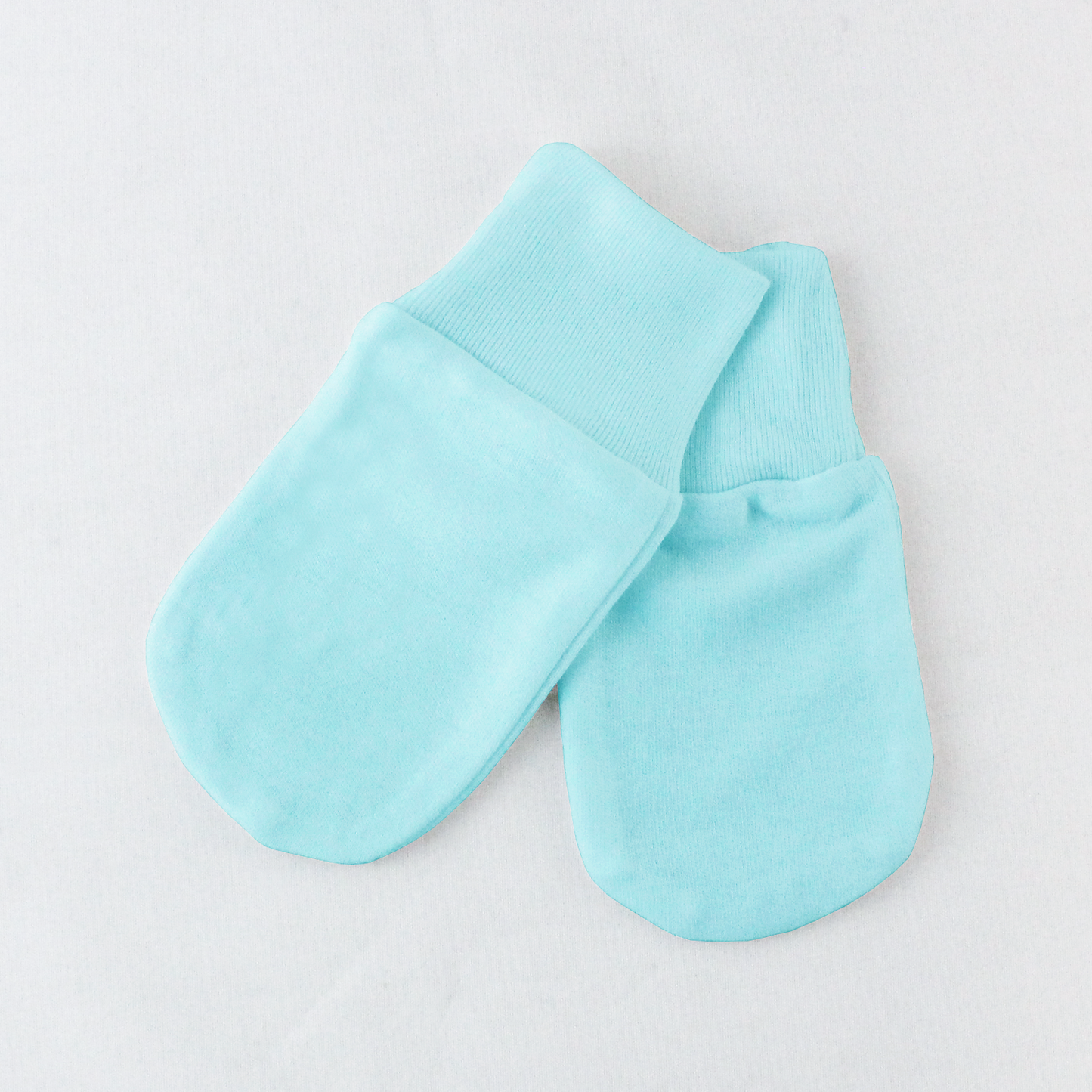 Endanzoo Organic Cotton Mittens - Aqua
