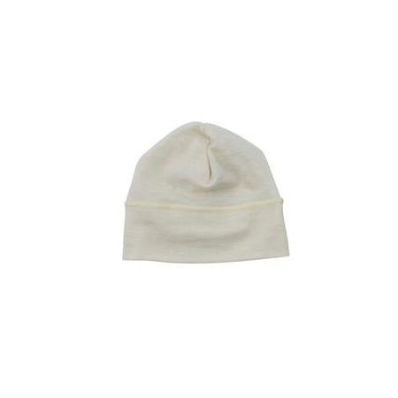 Nui Organics Merino Wool Rib Beanie - Natural