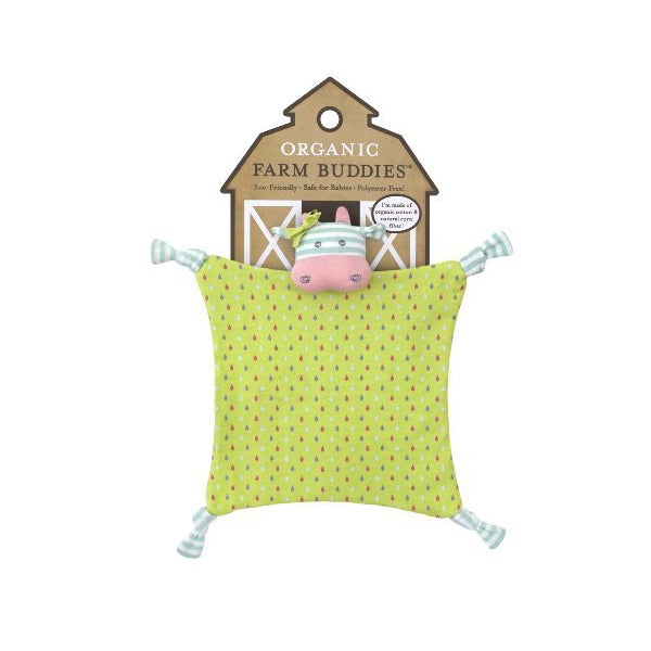 [Personalized] OFB Organic Cotton Baby Blankie - Belle Cow