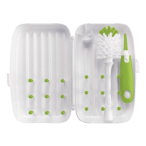 Oxo Tot Travel Drying Rack & Brush - Green