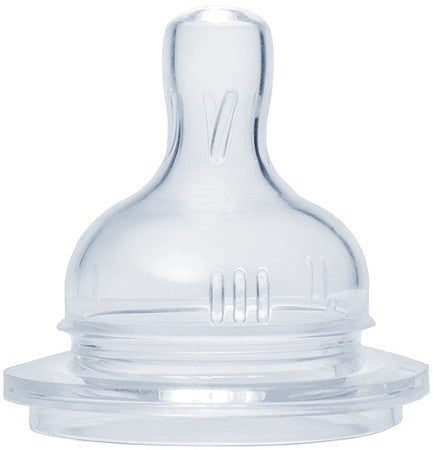 Pura Cross-cut 100% Silicone Nipples (2-Pack)