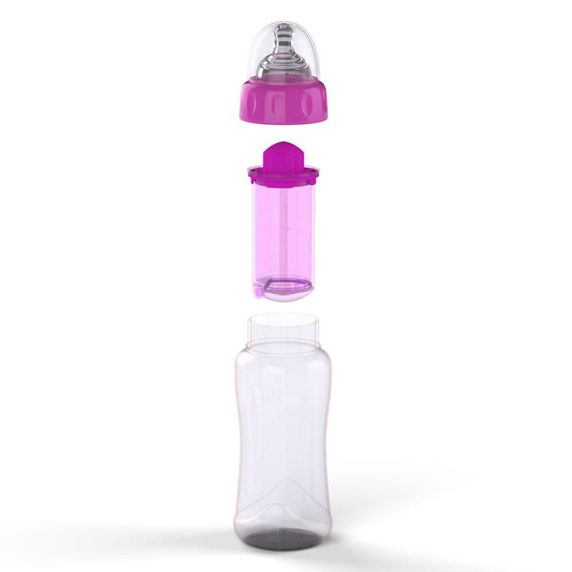 Better Baby Quick Mix Single 8oz Bottle - Pink