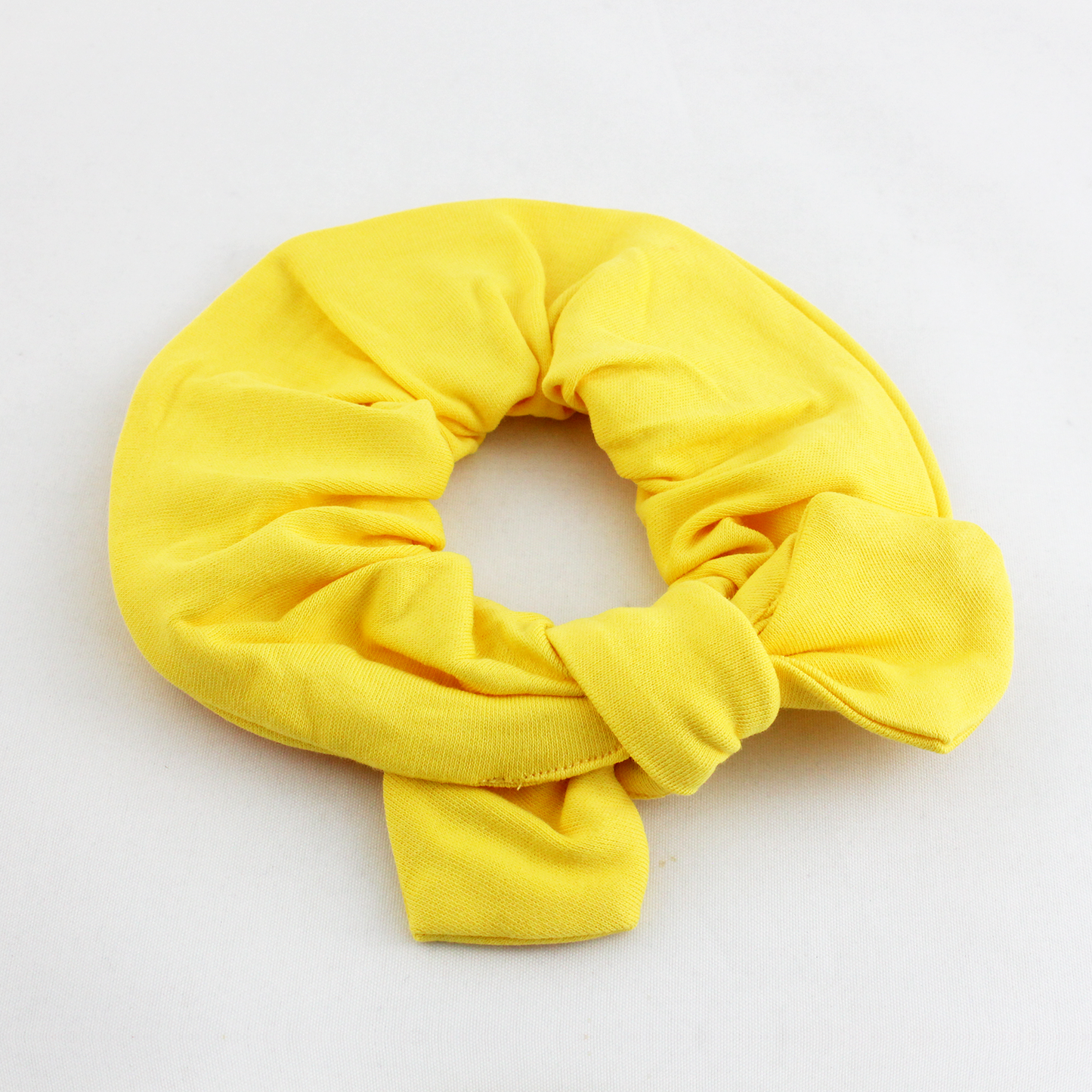 Endanzoo Organic Cotton Scrunchies for Mom - Yellow