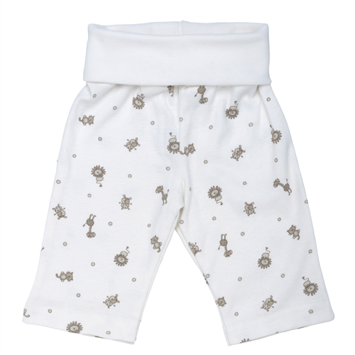 Under The Nile - Organic Rolled Waist Pant (Animal Print)