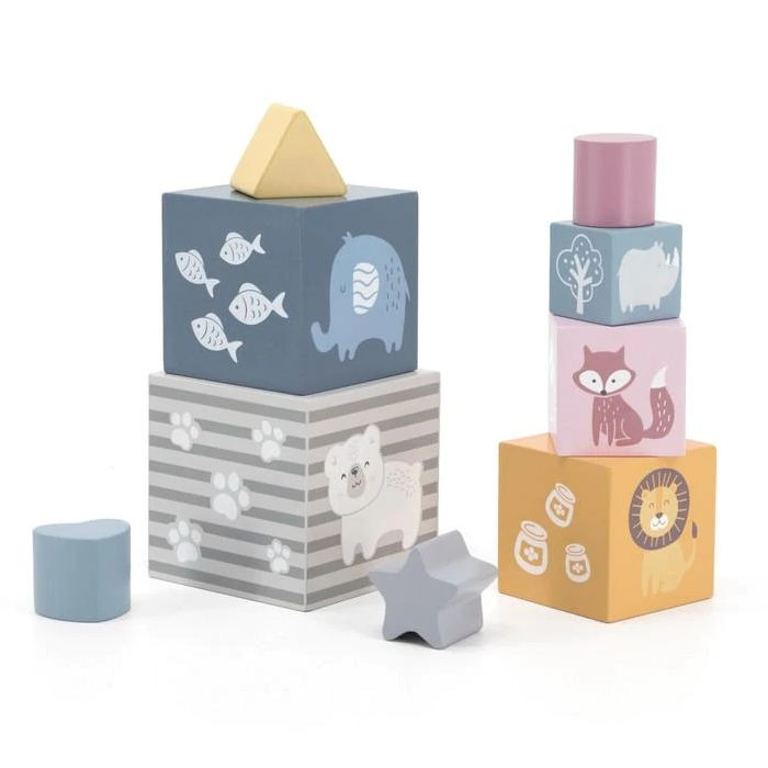 Polar B Nesting and Stacking Blocks
