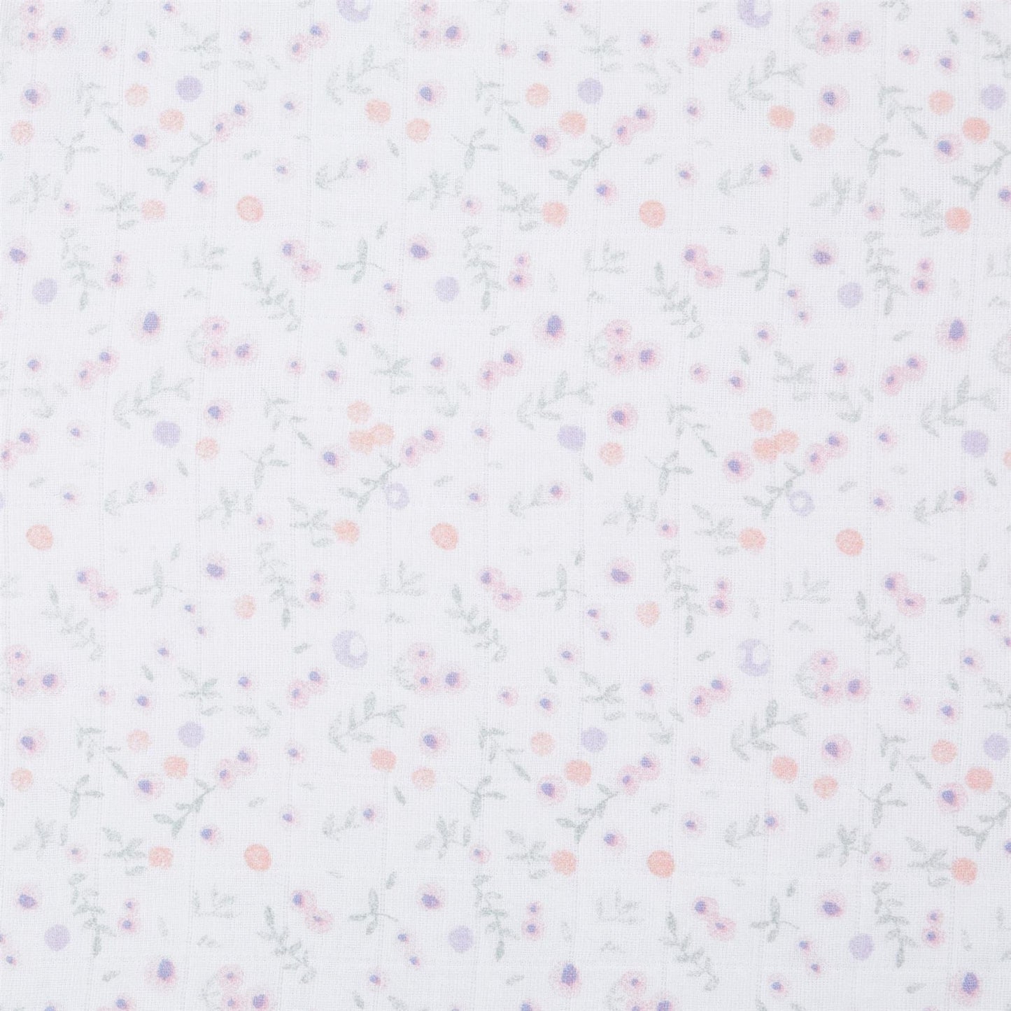 Wrapped with Muslin Swaddle Blanket (Multi Floral) + Blankie Toy (Ballerina Mouse)