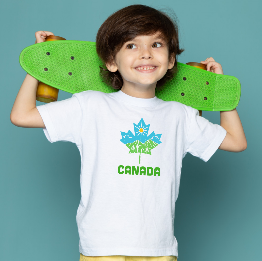 Green Canada Organic Kids Tee Shirt