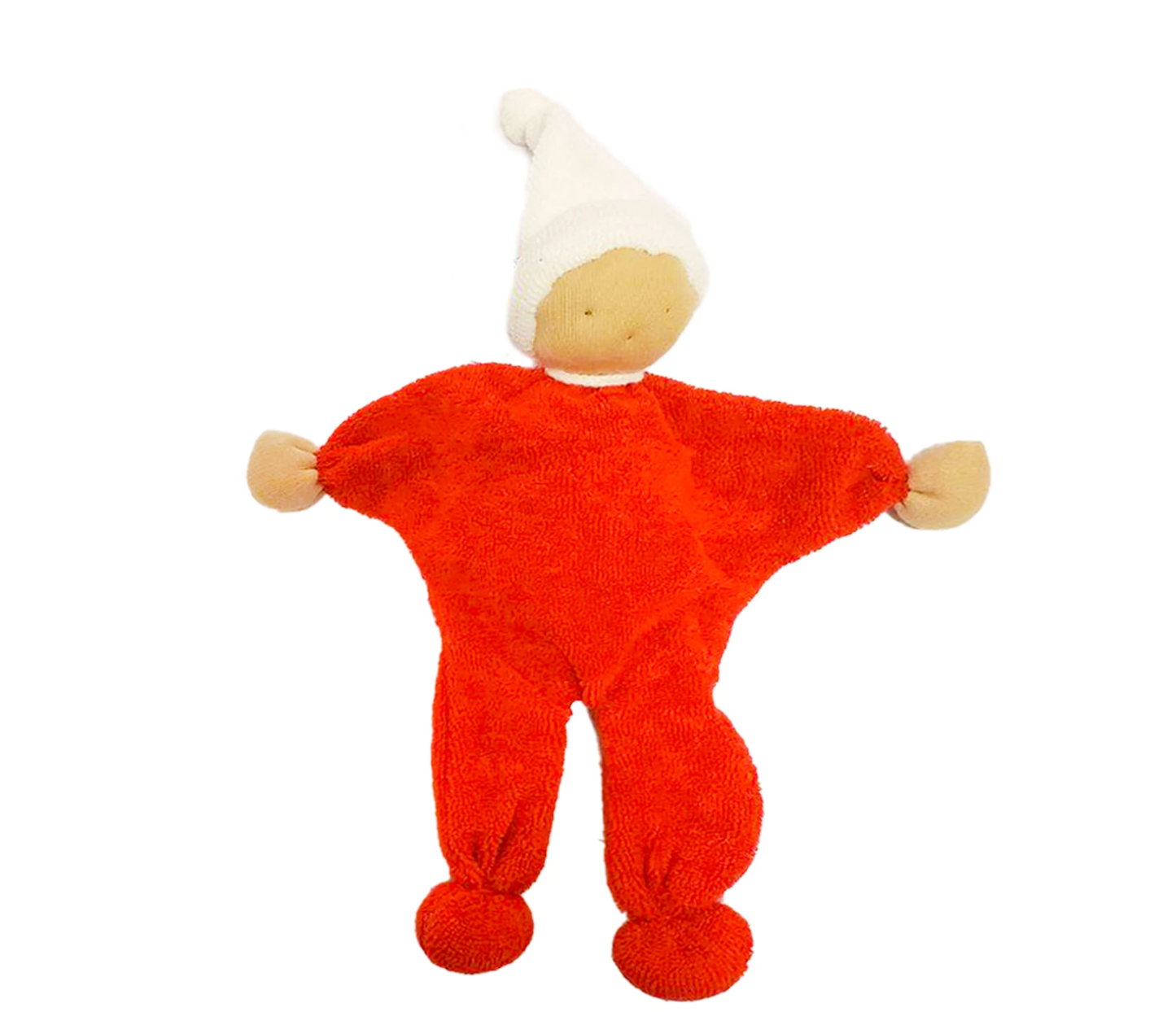 Under The Nile Organic Scrappy Sleeping Lovey Doll 6.5"