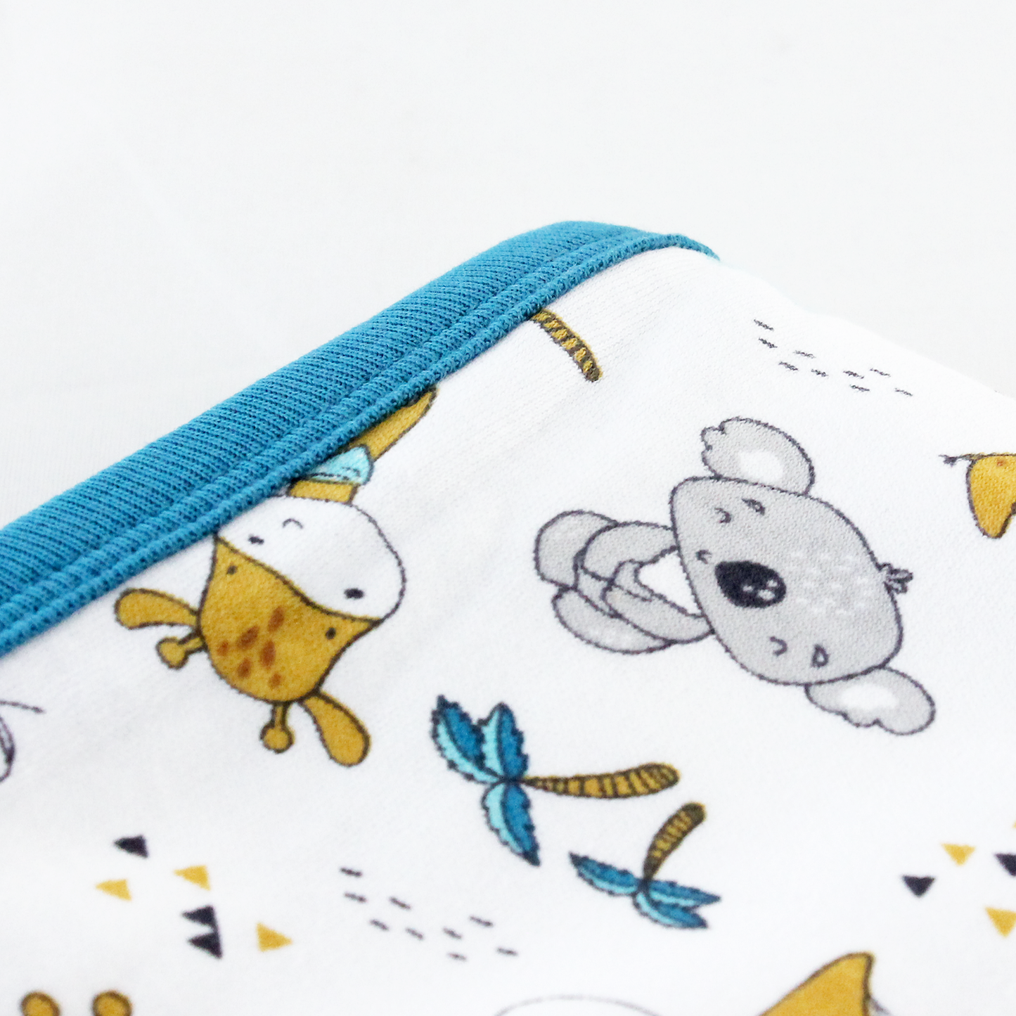 Endanzoo Organic Baby Swaddle Blanket - Jungle Cuties