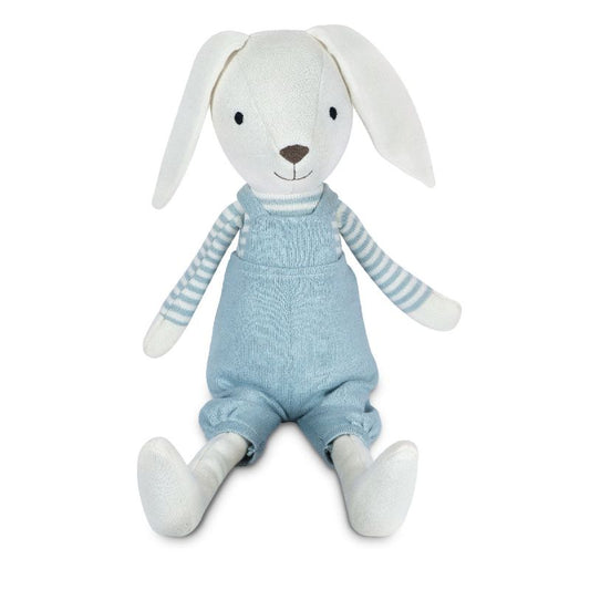 Apple Park Organic Cotton Knit Plush Toy - Finn Bunny