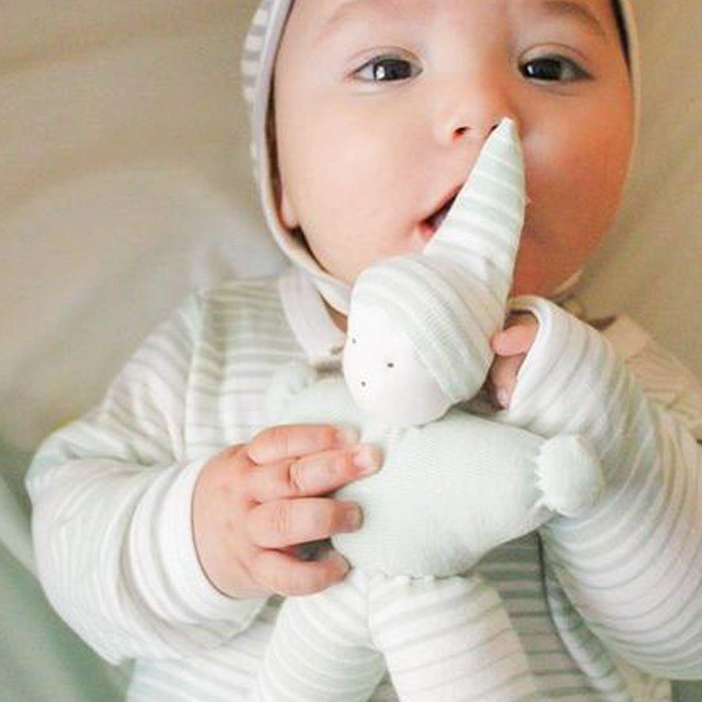 Under the Nile Organic Cotton Baby's First Waldorf Doll - Sea Breeze