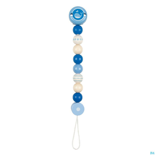 Heimess Wooden Pacifier Clip - Soother Chain Whale