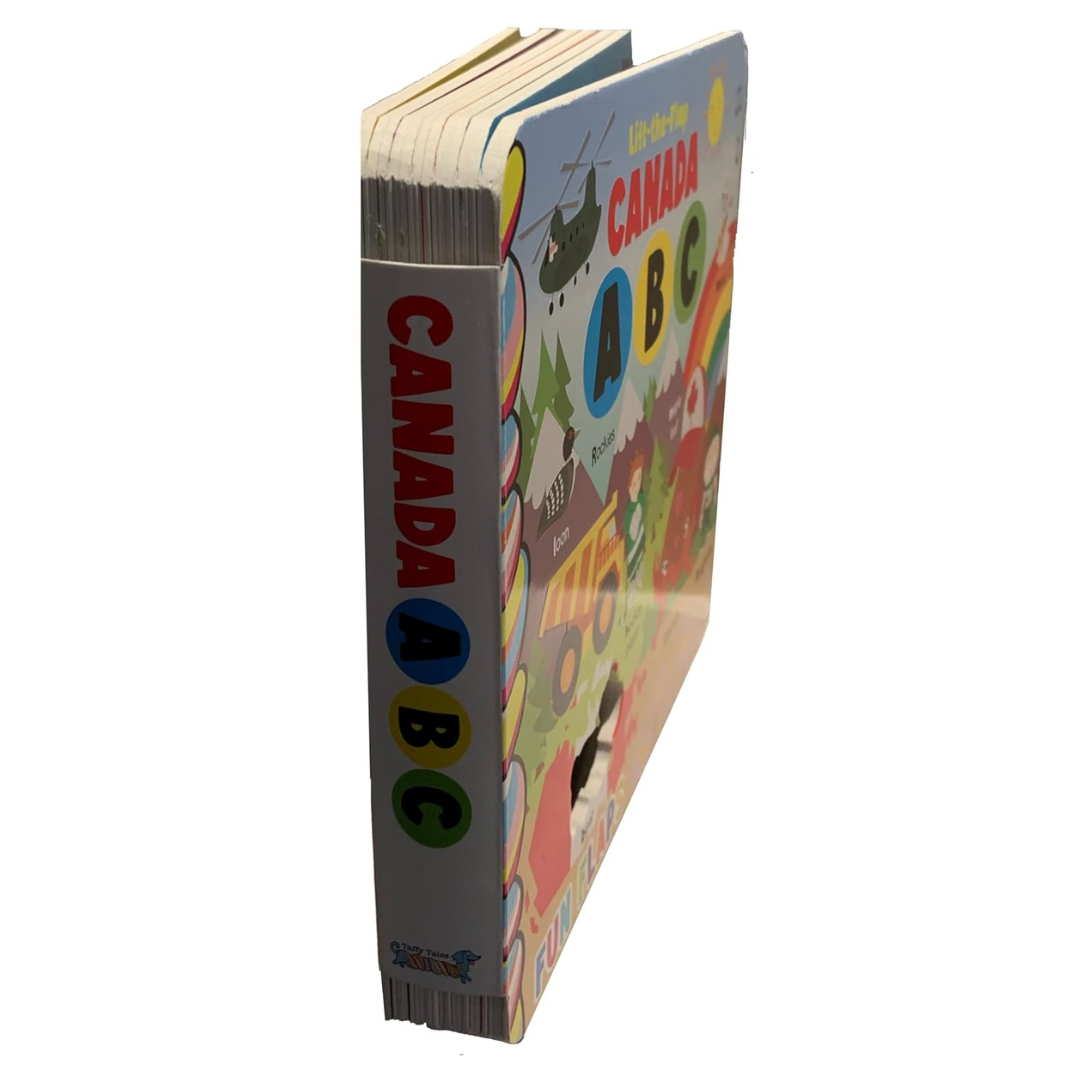 Taffy Tales Lift-The-Flap Board Book - Canada ABC Fun Flaps