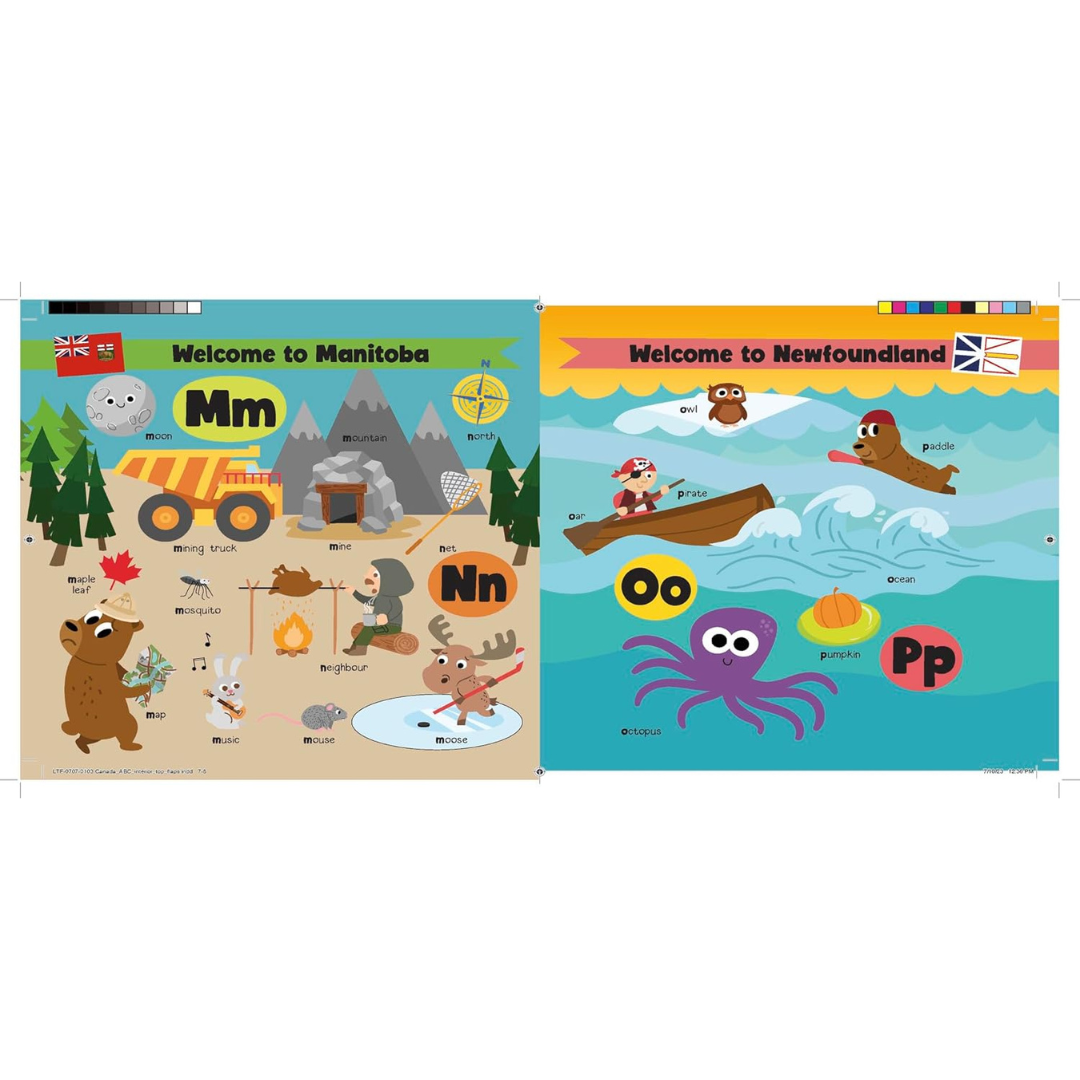 Taffy Tales Lift-The-Flap Board Book - Canada ABC Fun Flaps