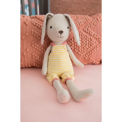Apple Park Organic Cotton Knit Plush Toy - Benny Bunny