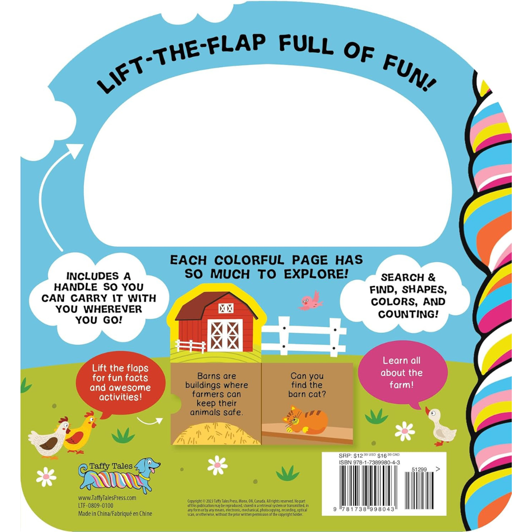 Taffy Tales Lift-The-Flap Board Book - On The Farm Look and Find