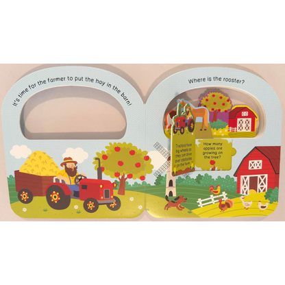 Taffy Tales Lift-The-Flap Board Book - On The Farm Look and Find